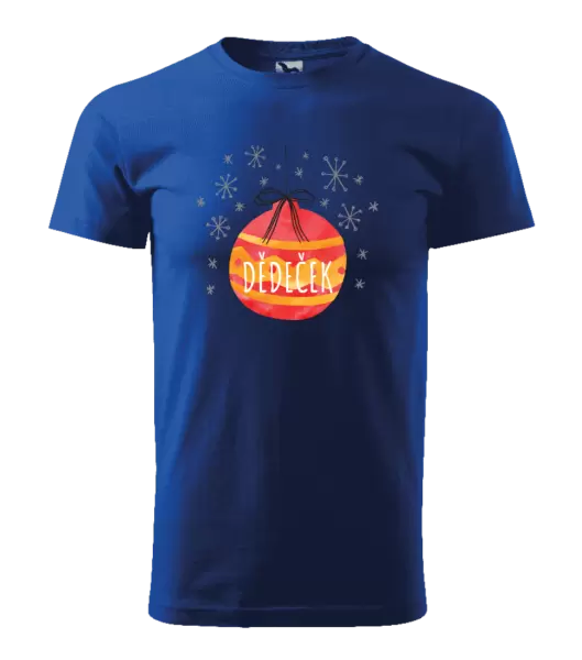 Pánské vánoční tričko Vánoční ozdoba - dědeček