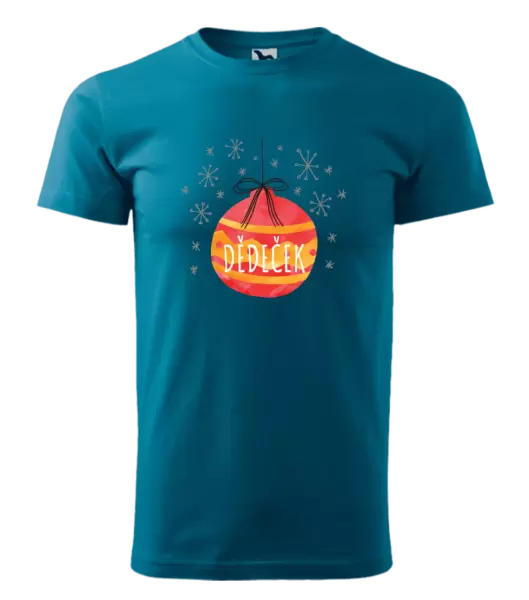 Pánské vánoční tričko Vánoční ozdoba - dědeček