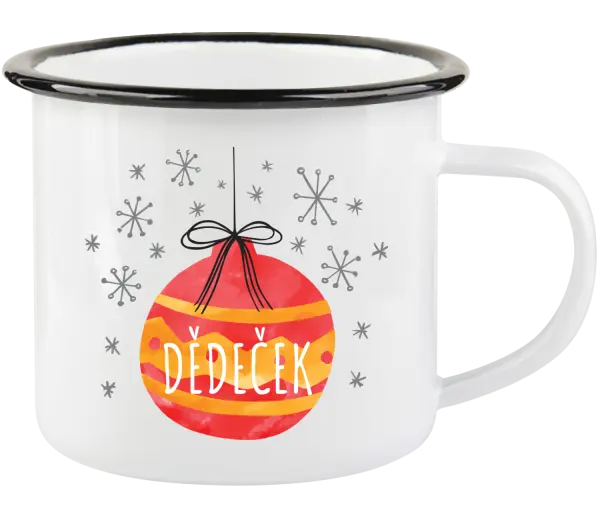 Vánoční plecháček Vánoční ozdoba - dědeček