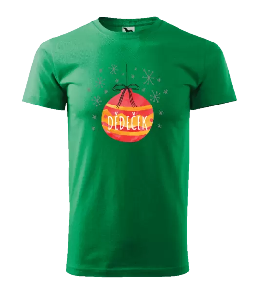 Pánské vánoční tričko Vánoční ozdoba - dědeček