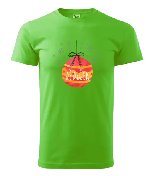 Pánské vánoční tričko Vánoční ozdoba - dědeček