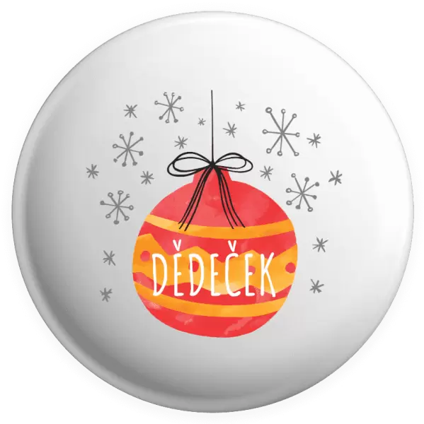 Placka Vánoční ozdoba - dědeček