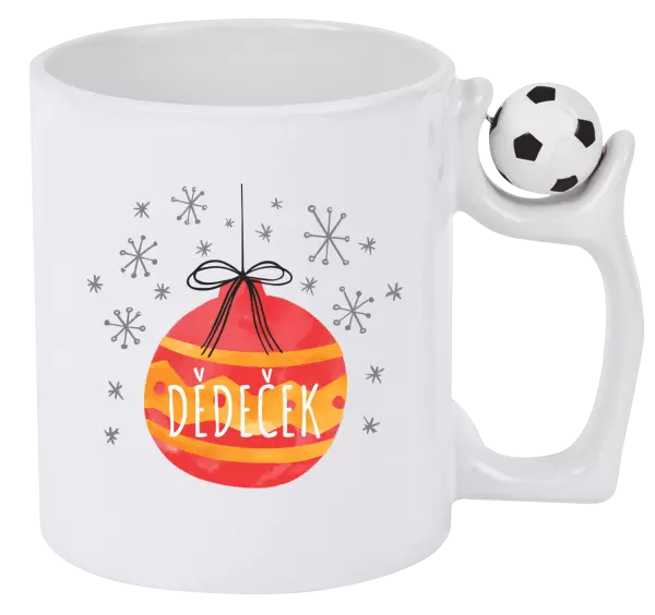 Vánoční hrnek Vánoční ozdoba - dědeček