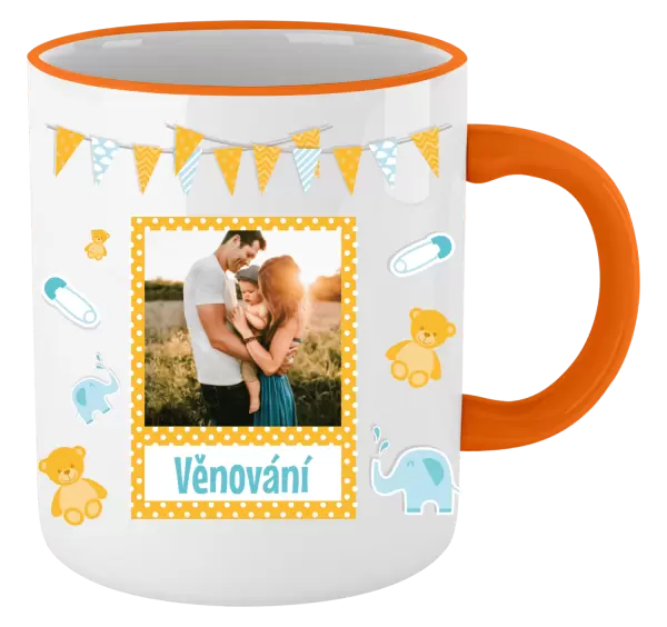 Vánoční hrnek Medvídci a sloni