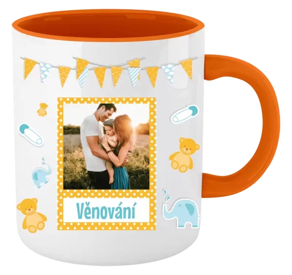 Vánoční hrnek Medvídci a sloni