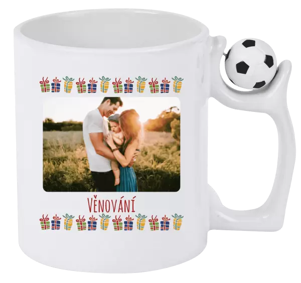 Vánoční hrnek Barevné vánoční dárečky