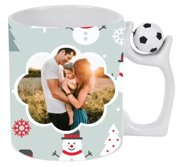 Vánoční hrnek Stromečky a sněhuláci