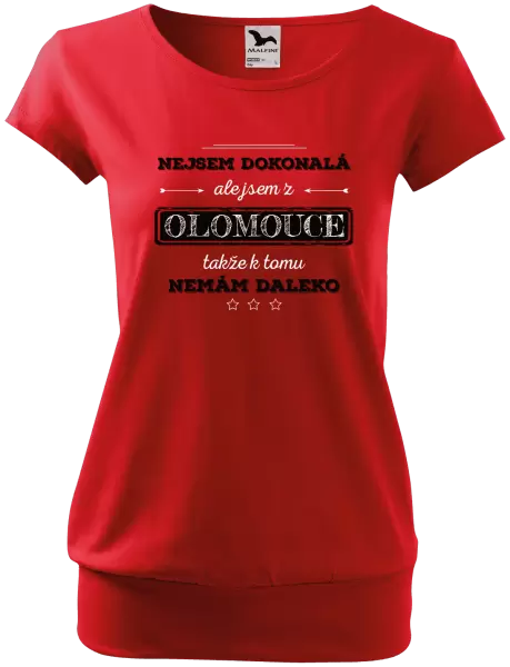 Dámské tričko Nejsem dokonalá, ale jsem z...