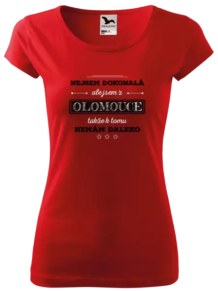Dámské tričko Nejsem dokonalá, ale jsem z...
