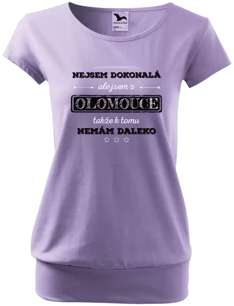 Dámské tričko Nejsem dokonalá, ale jsem z...