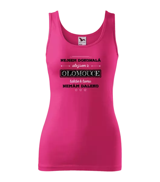 Dámské tílko Nejsem dokonalá, ale jsem z...