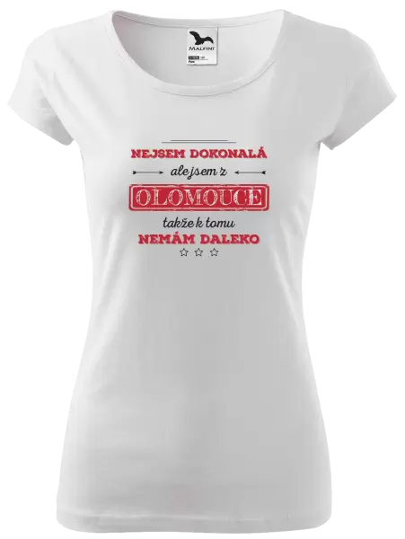Dámské tričko Nejsem dokonalá, ale jsem z...