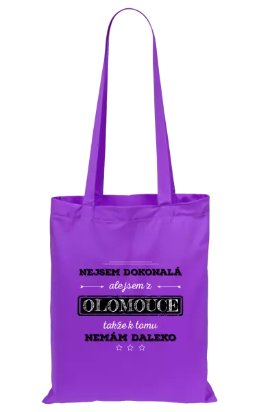 Látková taška Nejsem dokonalá, ale jsem z...