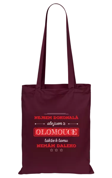 Látková taška Nejsem dokonalá, ale jsem z...