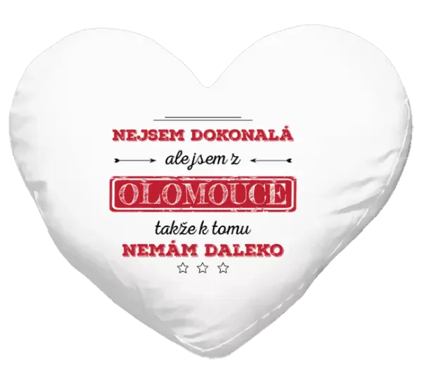 Polštář Nejsem dokonalá, ale jsem z...