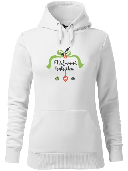 Dámská vánoční mikina Milovaná babička - ozdoby