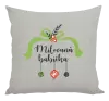 Vánoční polštář Milovaná babička - ozdoby