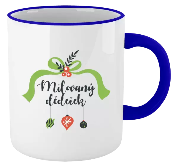 Vánoční hrnek Milovaný dědeček - ozdoby