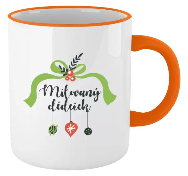 Vánoční hrnek Milovaný dědeček - ozdoby