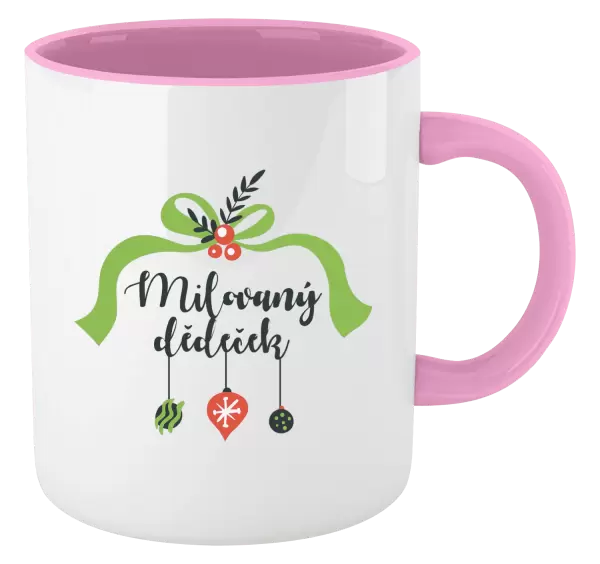 Vánoční hrnek Milovaný dědeček - ozdoby