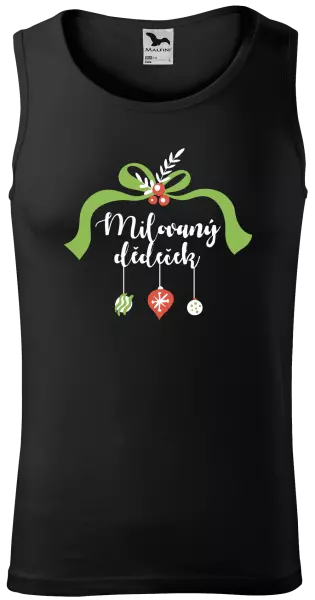 Pánské vánoční tílko Milovaný dědeček - ozdoby