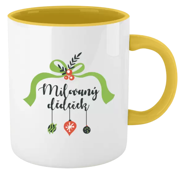 Vánoční hrnek Milovaný dědeček - ozdoby