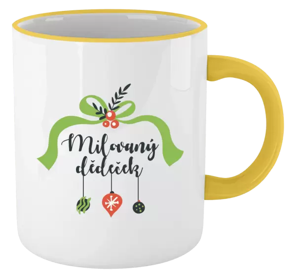 Vánoční hrnek Milovaný dědeček - ozdoby