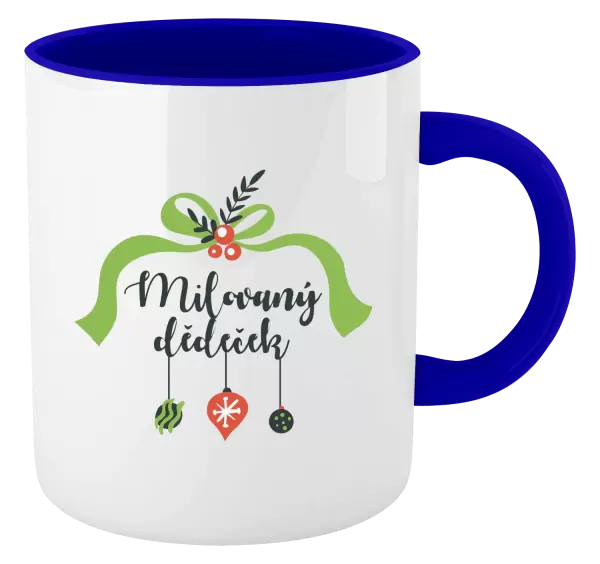 Vánoční hrnek Milovaný dědeček - ozdoby