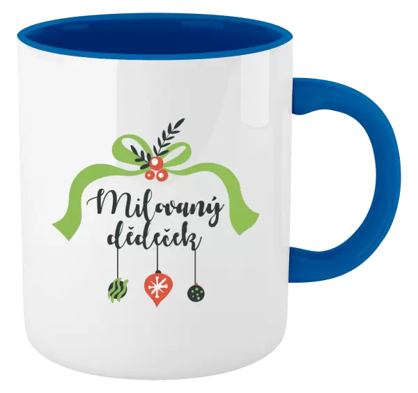 Vánoční hrnek Milovaný dědeček - ozdoby