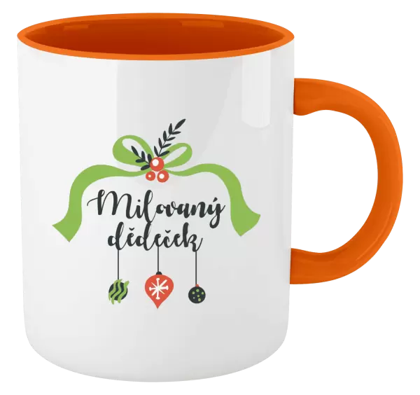 Vánoční hrnek Milovaný dědeček - ozdoby