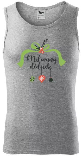 Pánské vánoční tílko Milovaný dědeček - ozdoby