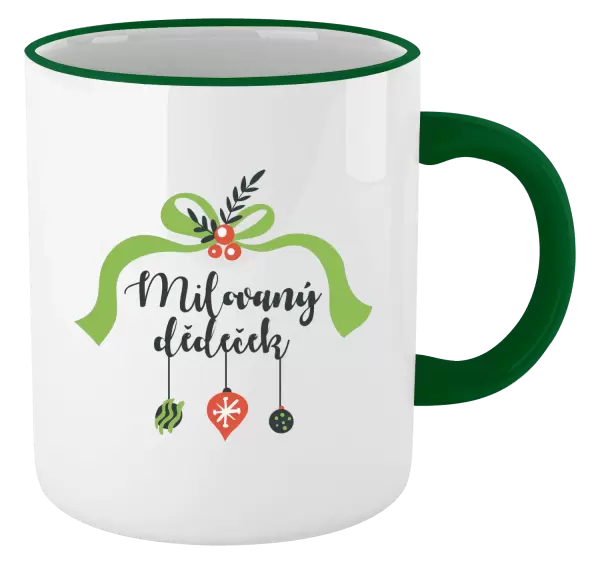 Vánoční hrnek Milovaný dědeček - ozdoby