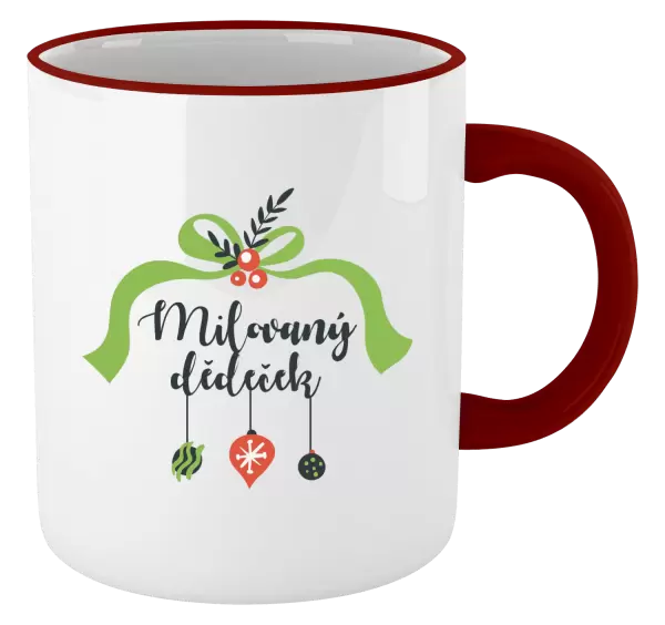 Vánoční hrnek Milovaný dědeček - ozdoby