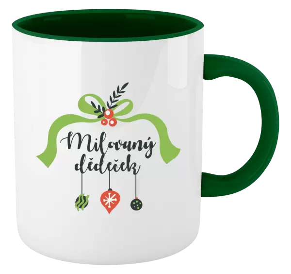 Vánoční hrnek Milovaný dědeček - ozdoby