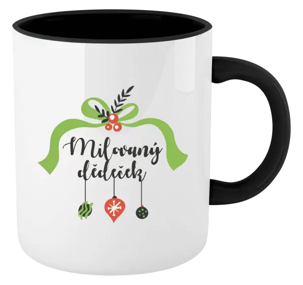 Vánoční hrnek Milovaný dědeček - ozdoby