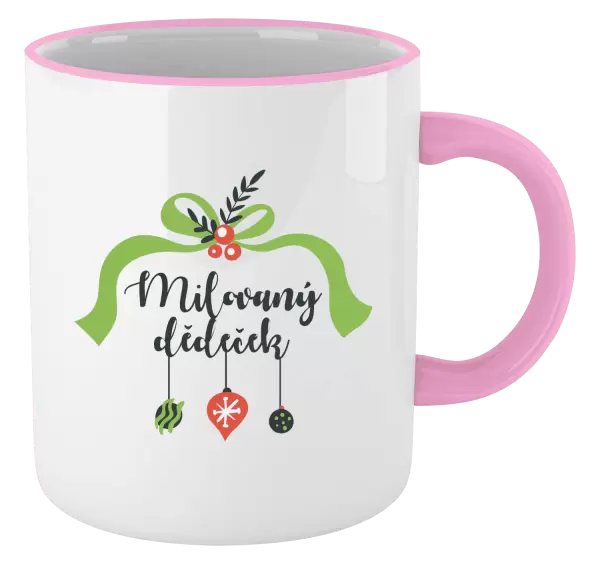 Vánoční hrnek Milovaný dědeček - ozdoby