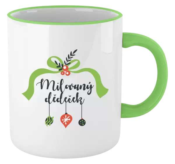 Vánoční hrnek Milovaný dědeček - ozdoby