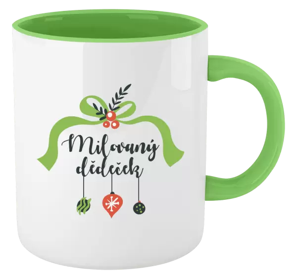 Vánoční hrnek Milovaný dědeček - ozdoby