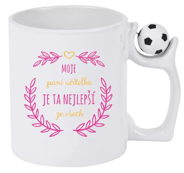 Hrnek Moje paní učitelka je ta nejlepší ze všech