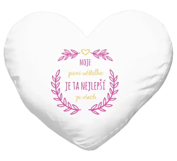 Polštář Moje paní učitelka je ta nejlepší ze všech