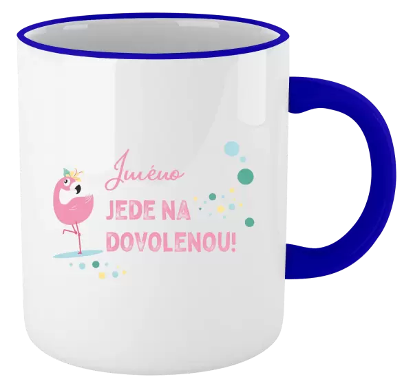 Hrnek Jméno jede na dovolenou