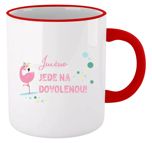 Hrnek Jméno jede na dovolenou