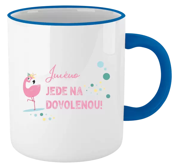 Hrnek Jméno jede na dovolenou