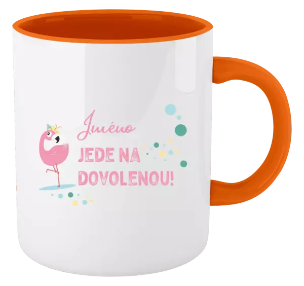 Hrnek Jméno jede na dovolenou