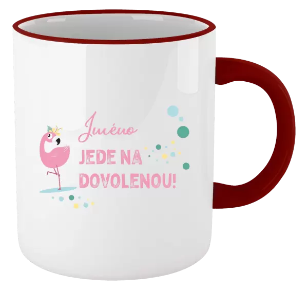 Hrnek Jméno jede na dovolenou