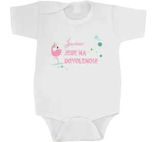 Dětské body Jméno jede na dovolenou