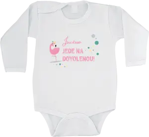 Dětské body Jméno jede na dovolenou