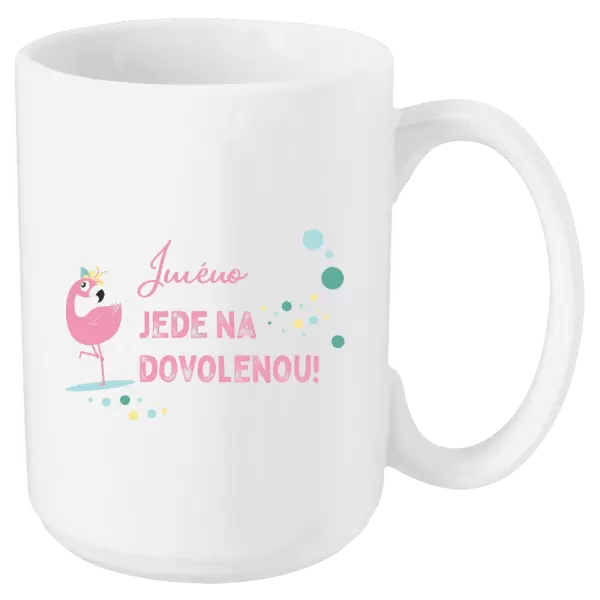 Hrnek Jméno jede na dovolenou