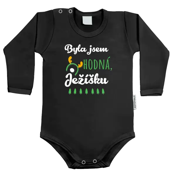 Dětské body Byla jsem hodná, Ježíšku