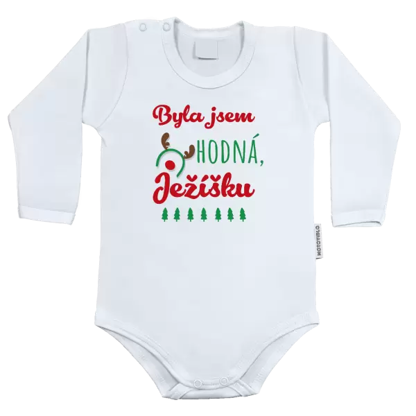 Dětské body Byla jsem hodná, Ježíšku